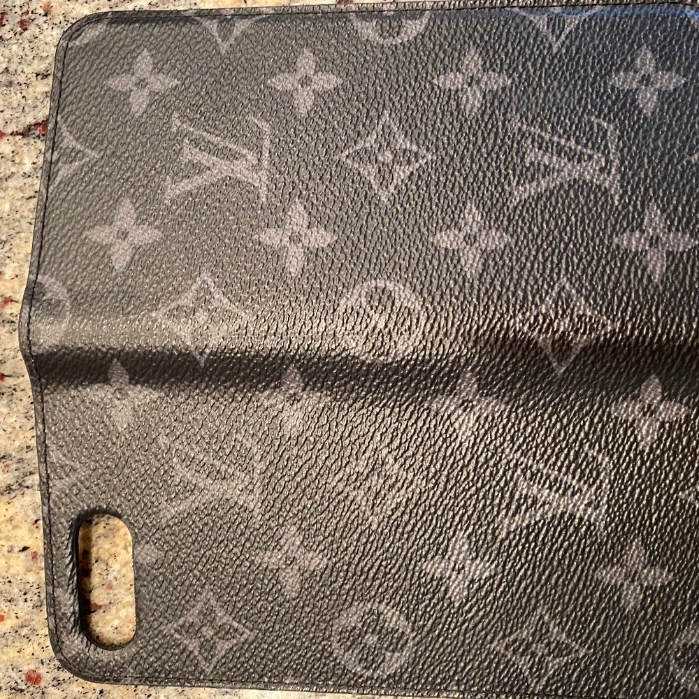 Louis Vuitton Damier Graphite 7/8 iPhone folio cas